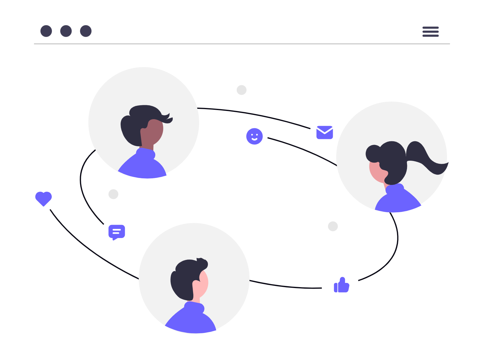 undraw online community 3o0l